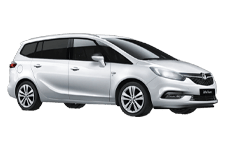Car Hire Lincoln - Vauxhall Zafira 7-Seater - Minibus hire Lincoln
